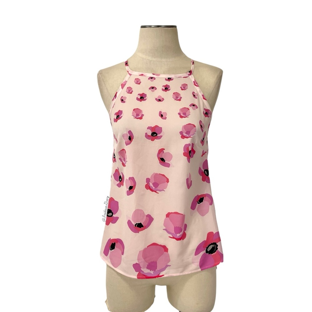 Cabi- Floating Poppies Tank Top Size Xs #5218